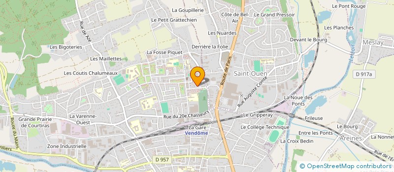 localisation de l'entreprise BATIPRO 41 à VENDOME