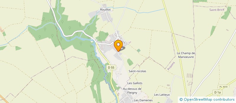 localisation de l'entreprise BATIPRO  ROUILLY