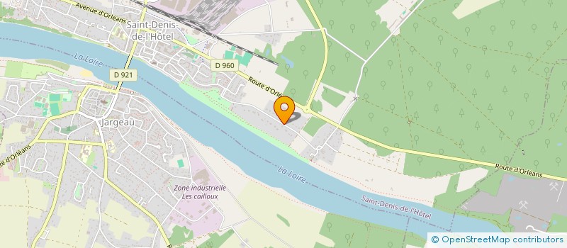 localisation de l'entreprise BATIPRO 45 à SAINT DENIS DE L'HOTEL