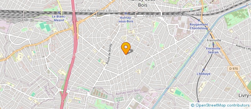 localisation de l'entreprise BATIPRO à AULNAY-SOUS-BOIS