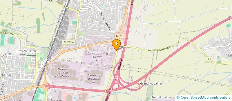 localisation de l'entreprise BATIPRO 63 CONSTRUCTION  GERZAT