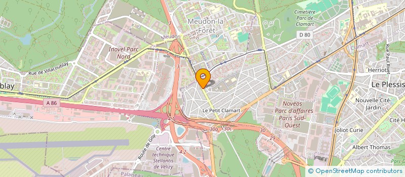 localisation de l'entreprise BATIPRO à CLAMART