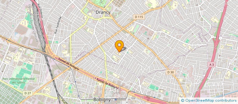localisation de l'entreprise BATIPRO à DRANCY