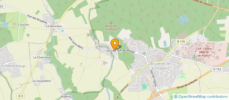 localisation de l'entreprise BATIPRO 91  BRUYERES-LE-CHATEL