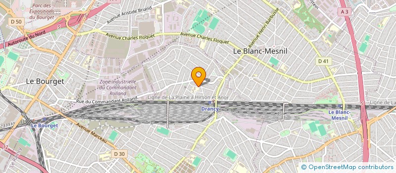 localisation de l'entreprise BATIPRO à DRANCY
