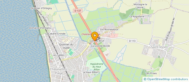 localisation de l'entreprise BATIPRO  SAINT-VIVIEN