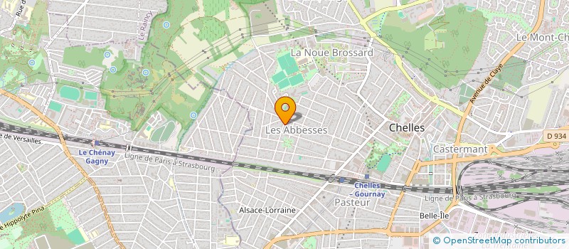 localisation de l'entreprise BATIPRO à CHELLES