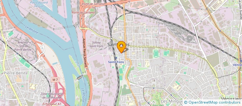 localisation de l'entreprise BATIPRO  VENISSIEUX