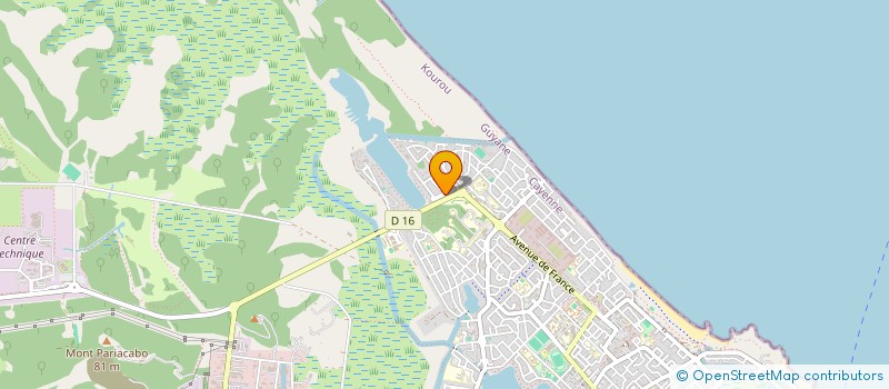 localisation de l'entreprise BATIPRO GUYANE CONSTRUCTION  KOUROU