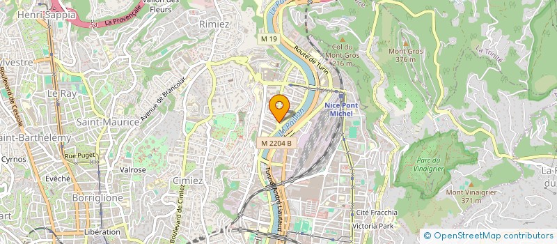 localisation de l'entreprise BATIPRO PEINTURE  NICE