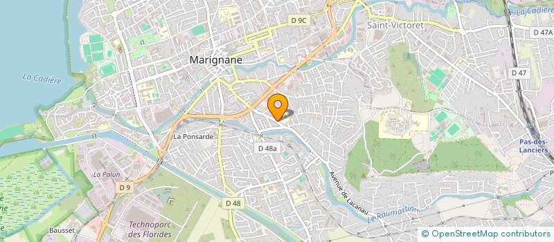 localisation de l'entreprise BATIPRO PROVENCE à MARIGNANE