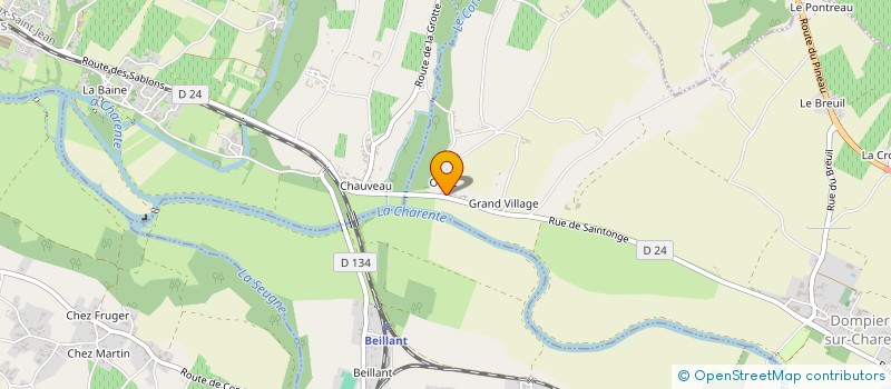 localisation de l'entreprise BATIPRO SERVICE  DOMPIERRE-SUR-CHARENTE