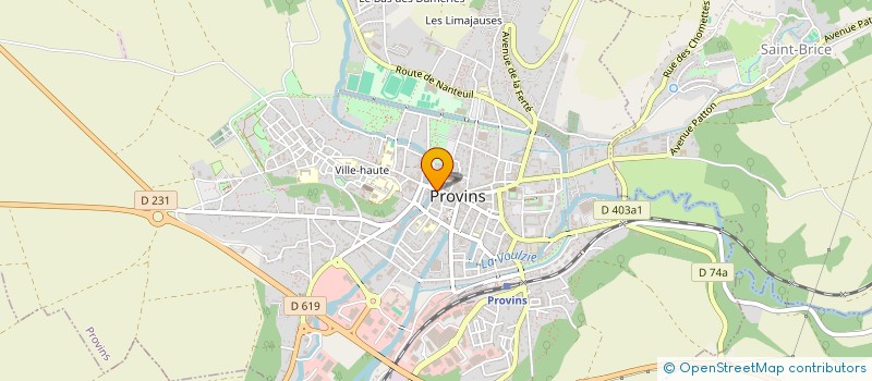 localisation de l'entreprise BATIPROV à PROVINS