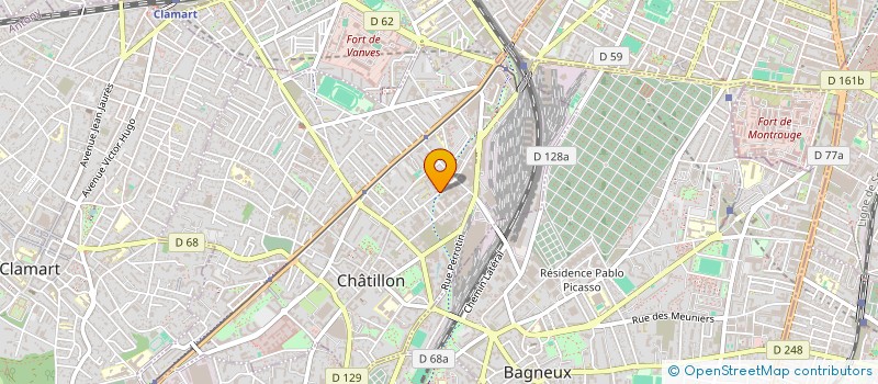localisation de l'entreprise BATIPUR à CHATILLON