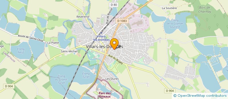 localisation de l'entreprise BATIPUR à VILLARS-LES-DOMBES