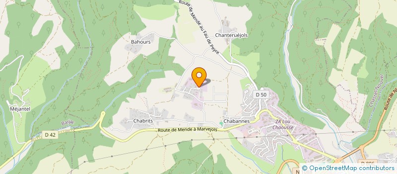 localisation de l'entreprise BATIR 48 PROMOTION à MENDE