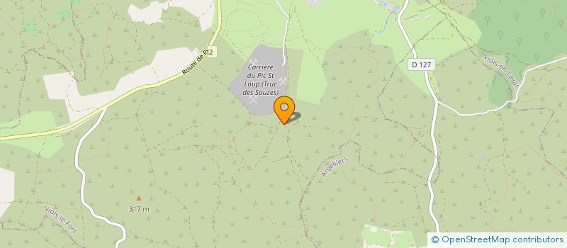 localisation de l'entreprise BATIR  VIOLS-LE-FORT