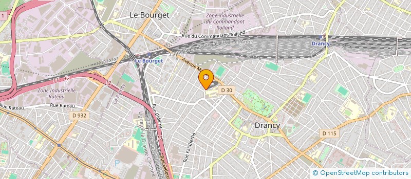 localisation de l'entreprise BATIR à DRANCY