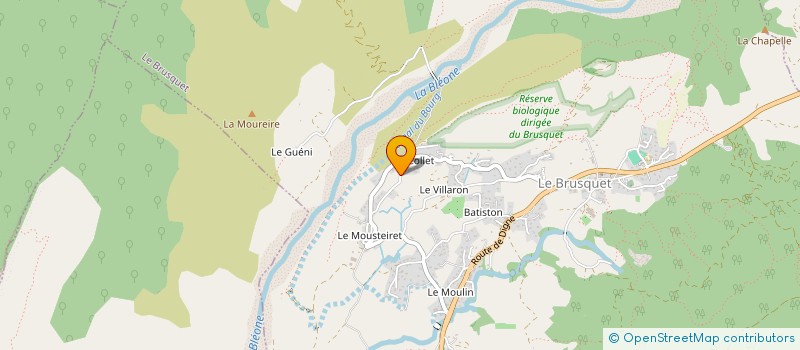 localisation de l'entreprise BATIR  LE BRUSQUET