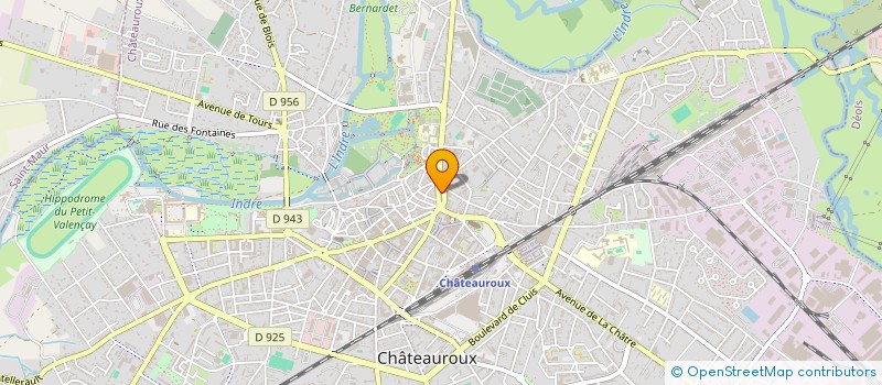 localisation de l'entreprise BATIR AUTO à CHATEAUROUX