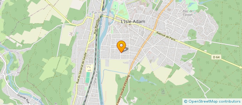 localisation de l'entreprise BATIR AVENIR à L'ISLE-ADAM