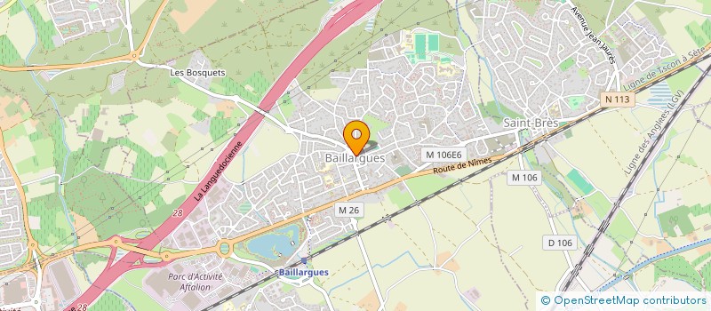 localisation de l'entreprise BATIR CONCEPT à BAILLARGUES
