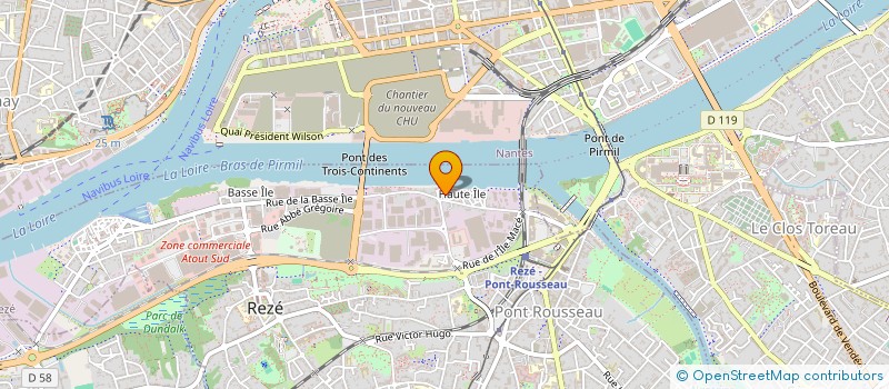 localisation de l'entreprise BATIR EN BOIS MASSIF (BBM)  REZE