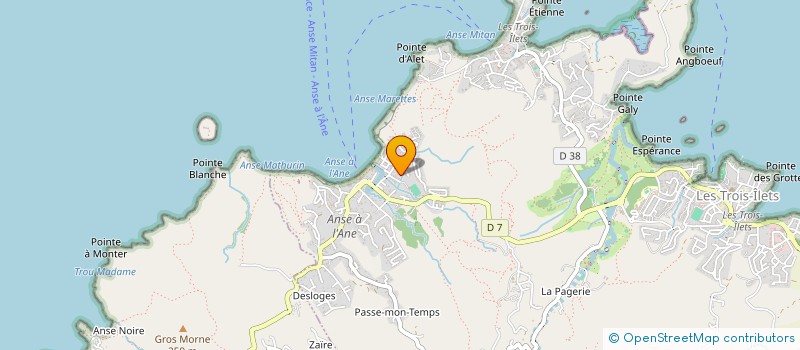 localisation de l'entreprise BATIR EN CONFIANCE  LES TROIS-ILETS