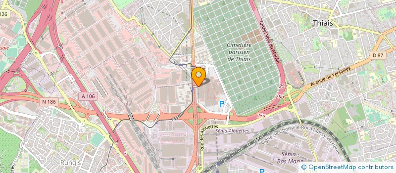 localisation de l'entreprise BATIR ENERGIE  THIAIS