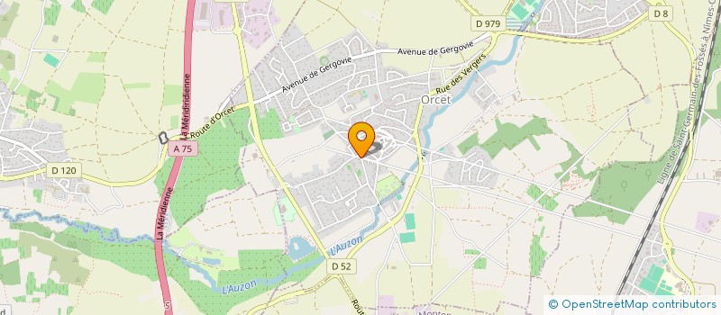 localisation de l'entreprise BATIR ET RENOVER AU NATUREL  ORCET