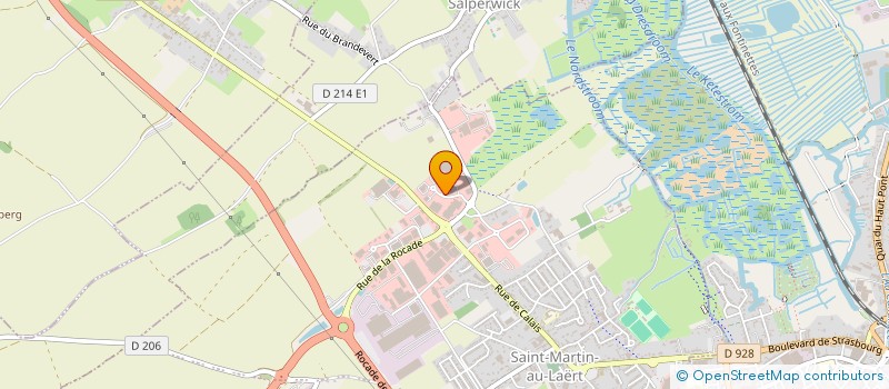localisation de l'entreprise BATIR INSTALLER MODERNISER à SAINT-MARTIN-LEZ-TATINGHEM