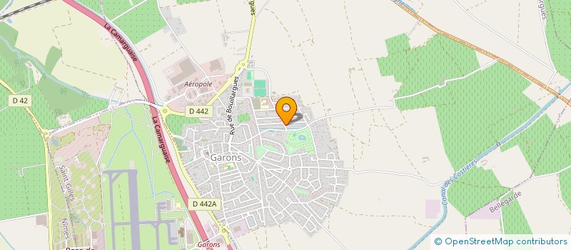 localisation de l'entreprise BATIR INVEST  GARONS