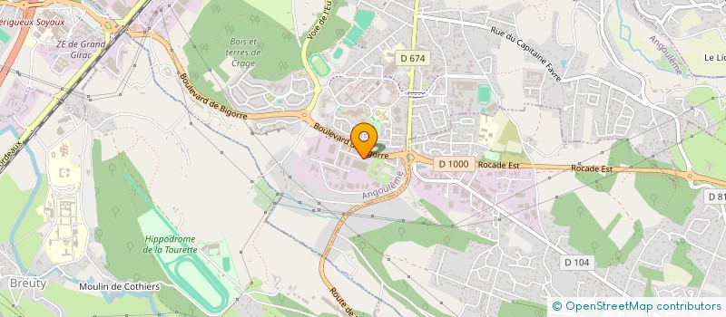 localisation de l'entreprise BATIR JPP à ANGOULEME
