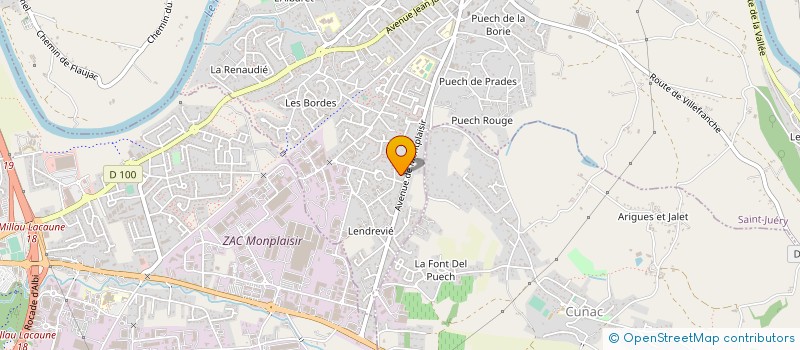 localisation de l'entreprise BATIR MOINS CHER à SAINT-JUERY