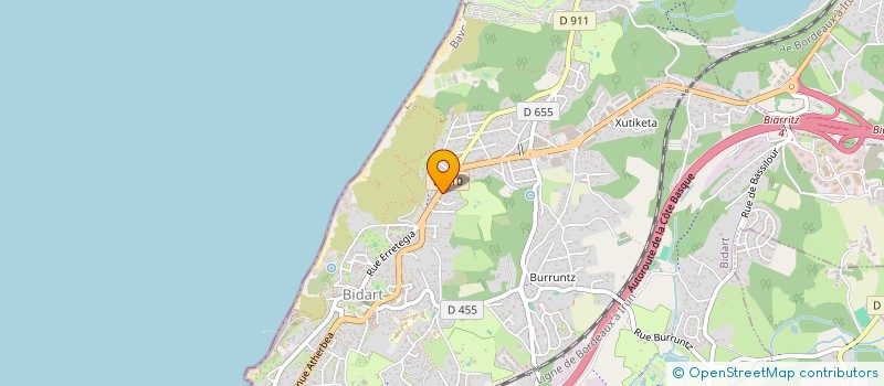 localisation de l'entreprise BATIR POUR DEMAIN à BIDART