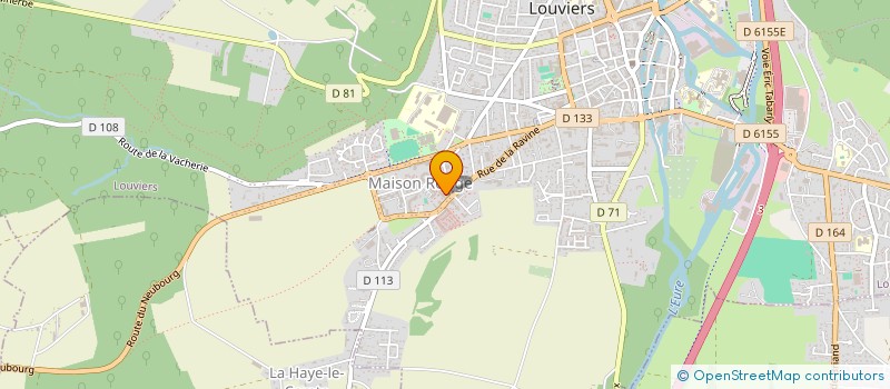 localisation de l'entreprise BATIR RENOVATION  LOUVIERS