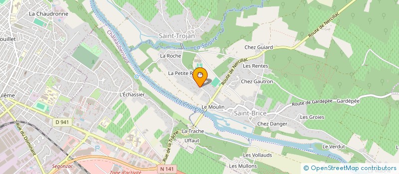 localisation de l'entreprise BATIR SAIN ET DURABLE  SAINT-BRICE