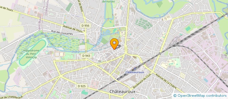 localisation de l'entreprise BATIR SARL à CHATEAUROUX
