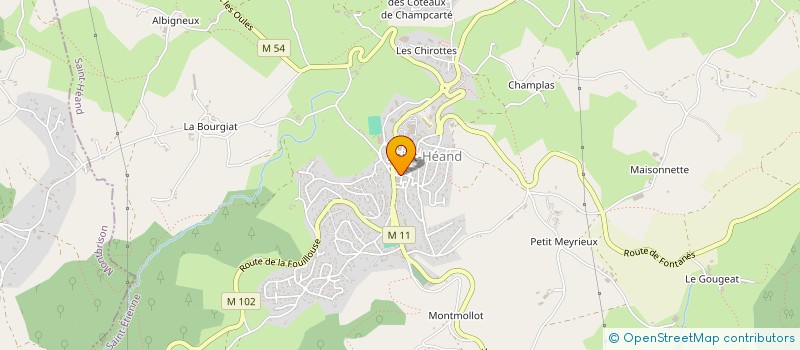 localisation de l'entreprise BATIR SERVICES à SAINT-HEAND