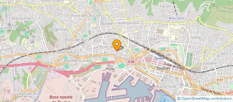 localisation de l'entreprise BATIR UN CHAMPION à TOULON