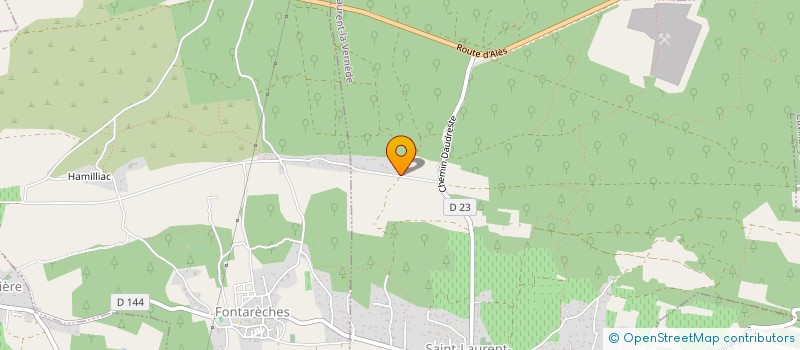 localisation de l'entreprise BATIR VIVANT  SAINT-QUENTIN-LA-POTERIE