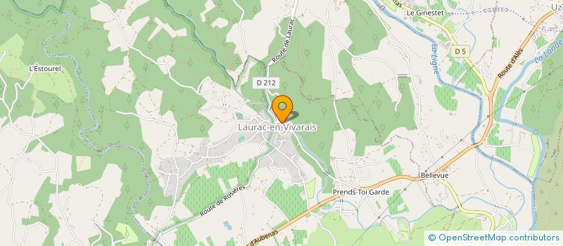 localisation de l'entreprise BATIRAMA à LARGENTIERE