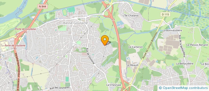 localisation de l'entreprise BATIRANA  BASSE-GOULAINE