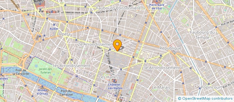 localisation de l'entreprise BATIREC S A R L à PARIS
