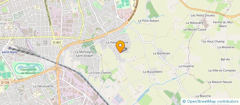 localisation de l'entreprise BATIRENA  SAINT-MALO