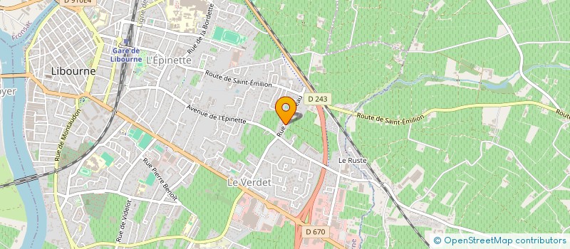 localisation de l'entreprise BATIRENO  LIBOURNE