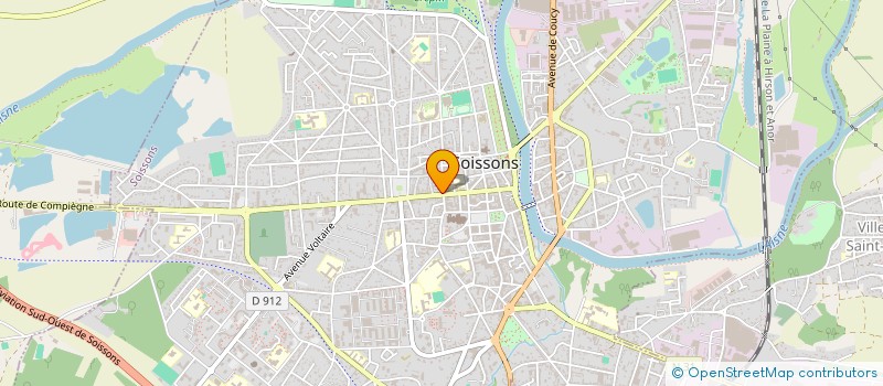 localisation de l'entreprise BATIRENO COURTAGE à SOISSONS