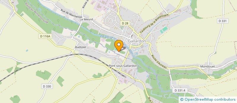 localisation de l'entreprise BATIRENOV à GALLARDON