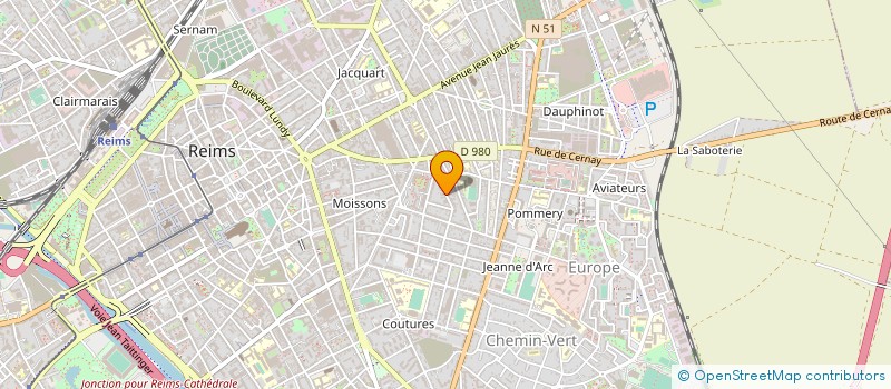 localisation de l'entreprise BATIRENOV  REIMS