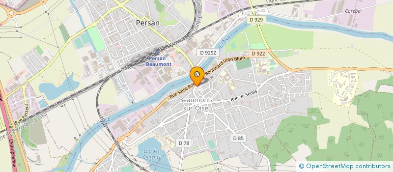 localisation de l'entreprise BATIRENOV  BEAUMONT SUR OISE